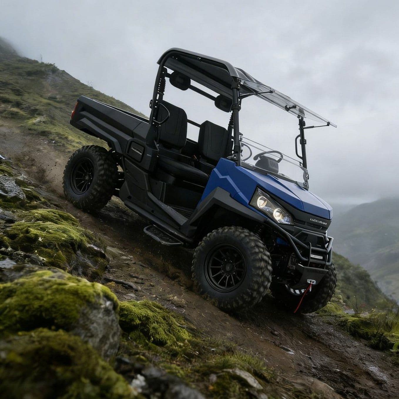 Silnik prądu przemiennego o mocy 10 kW 4WD UTV 73,6 V 150 Ah 670 kg Ładowanie 400 mm brodzenie