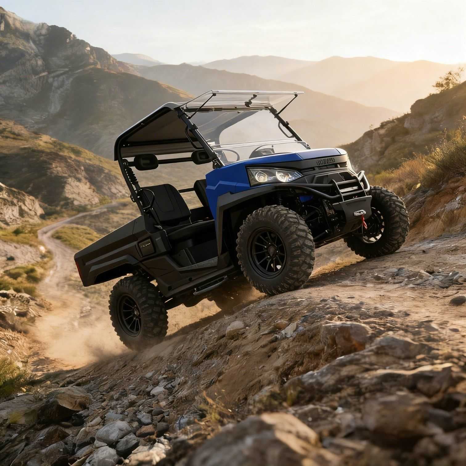 Silnik prądu przemiennego o mocy 10 kW, napęd na 4 koła, UTV, 73,6 V, 400 mm, brodzenie, zasięg 80–100 km