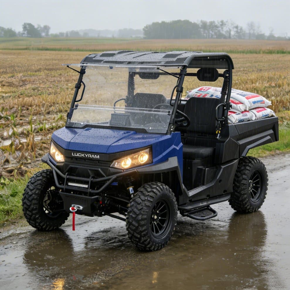 4WD Farm UTV PKE Keyless 80-100 km Zasięg 14-calowe opony terenowe