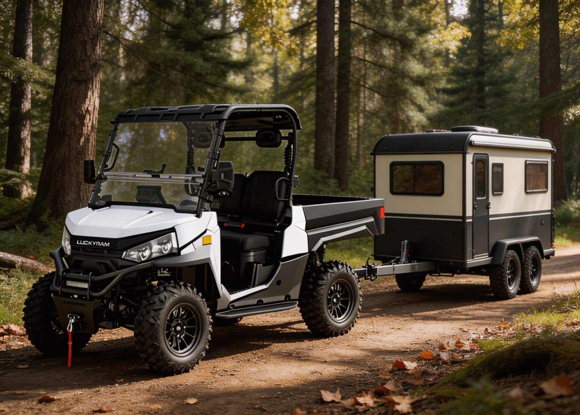 4WD Off Road Elektryczny UTV 73,6 V PKE Keyless 20 kW Moc szczytowa 670 kg