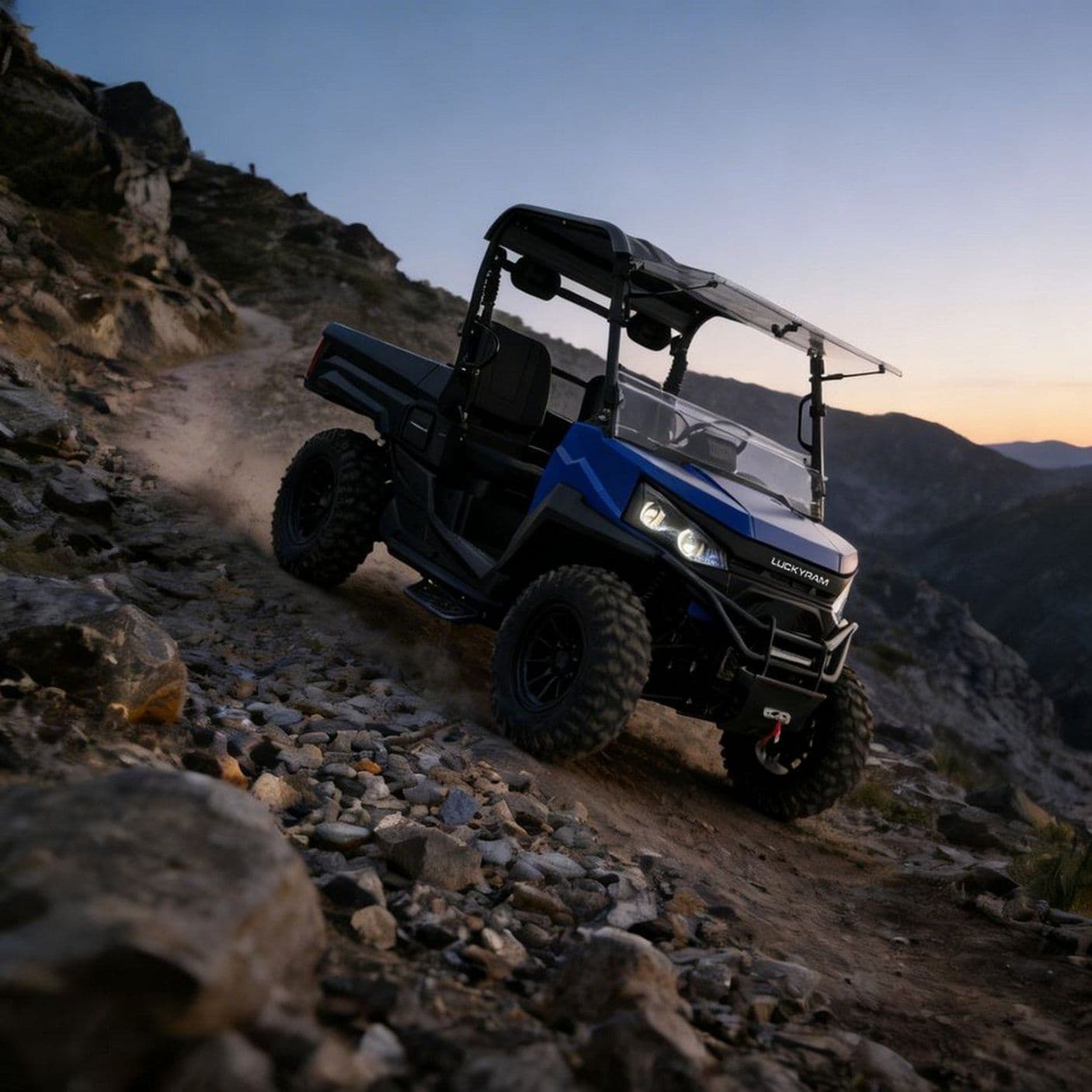 4WD UTV do polowania 20 kW Moc szczytowa 400 mm Brodzenie 350 kg Obciążenie