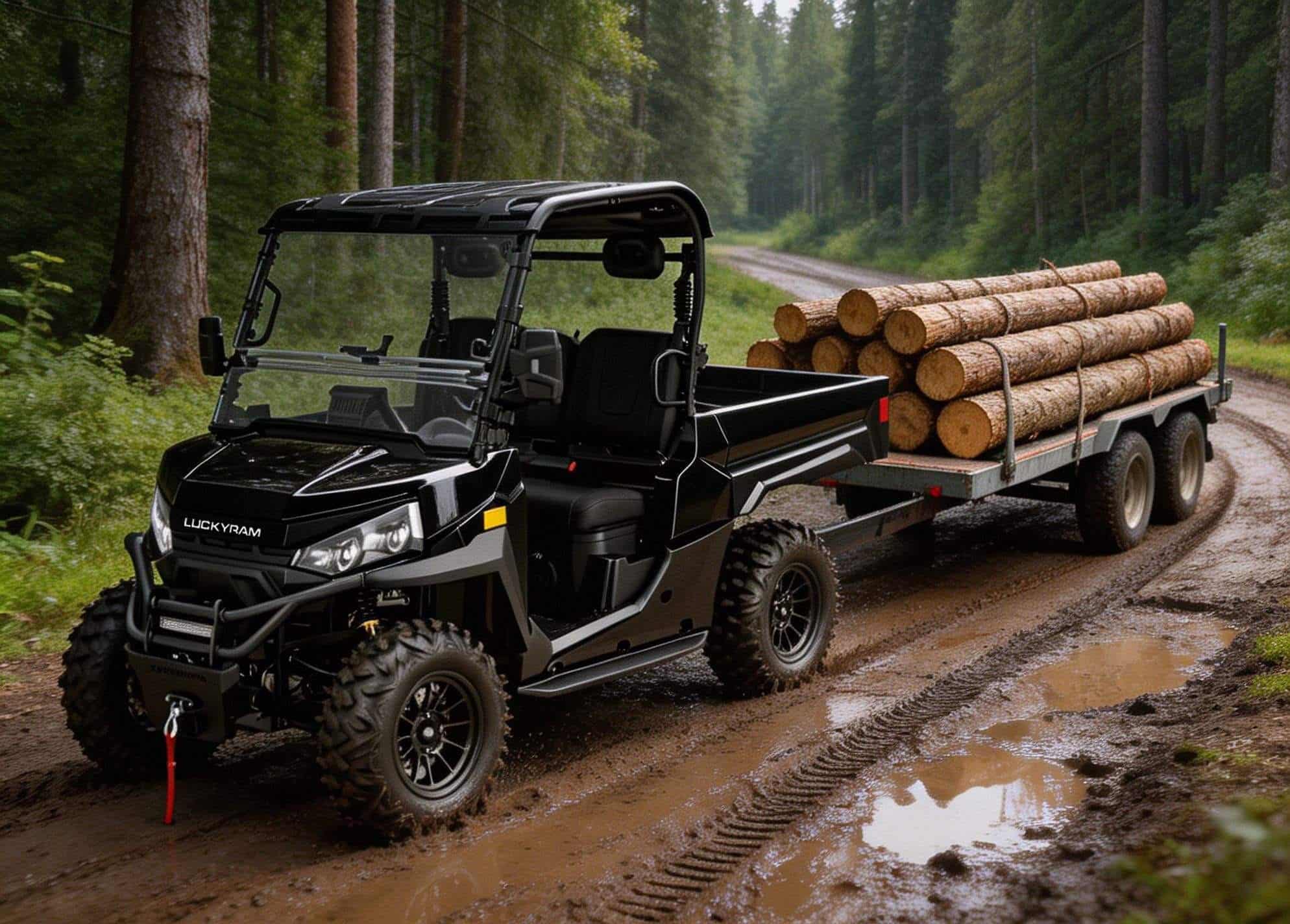 Farm Heavy Duty UTV 4WD 10KW Silnik prądu przemiennego 73,6 V 400 A Kontroler