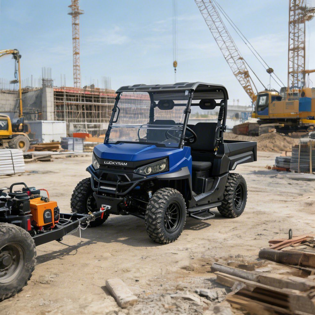 Praca na ranczu UTV 4WD 10KW Silnik prądu przemiennego 670 kg Ładowanie 1000 kg Holowanie